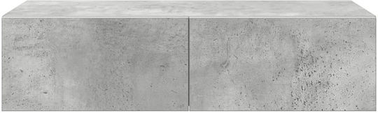 Wandregal Grau Beton 60x26.5x15cm