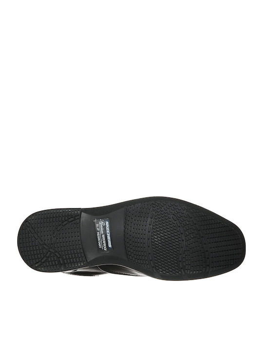Dreston Δερμάτινα Ανδρικά Casual Παπούτσια Μαύρα