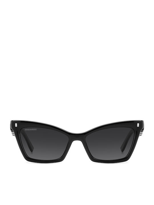 Dsquared2 Icon Γυαλιά Ηλίου Μαύρα με Κοκκάλινο Σκελετό