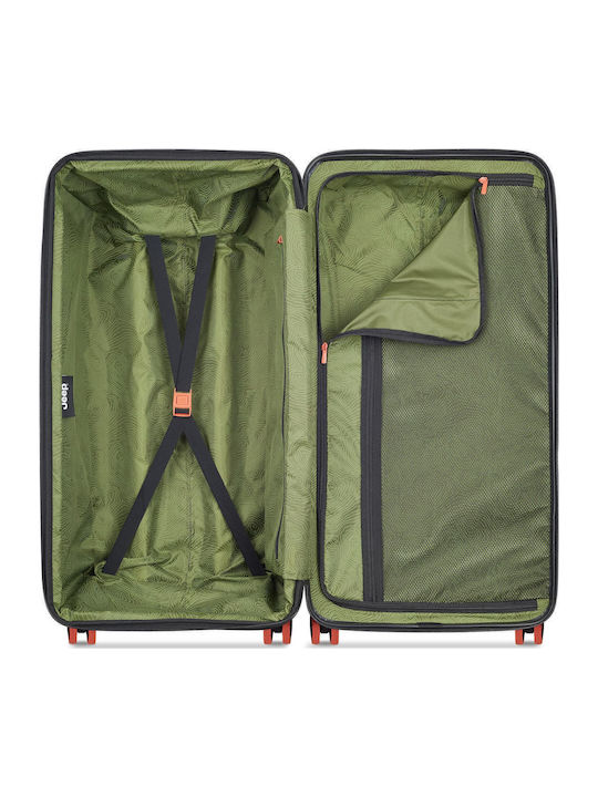 Delsey Jeep Large Hard Suitcase Antracite With 4 Wheels Height 80cm