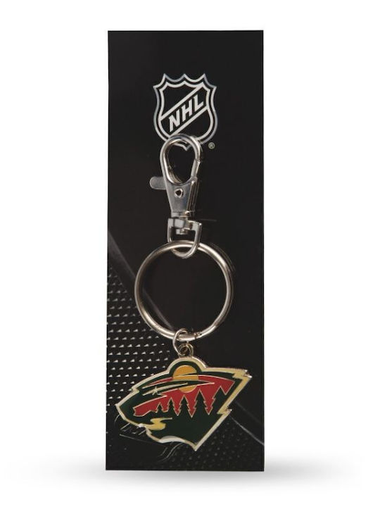 Schlüsselanhänger Inglasco Nhl Logo Metallisch Team Ecru
