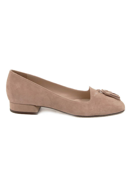 Mourtzi Damen Ballerinas in Beige Farbe