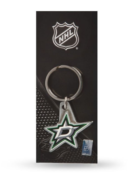 Schlüsselanhänger Inglasco Nhl Logo Metallisch Team Ecru