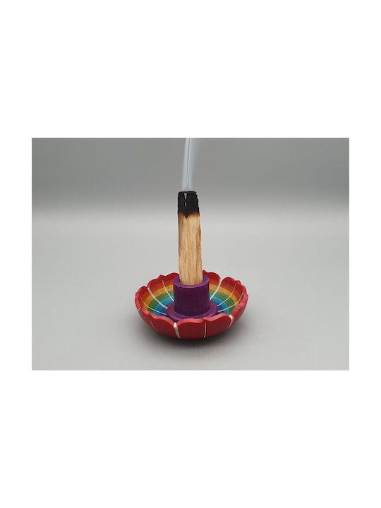 Χειροποίητη Θήκη Θυμιάματος Lotus Ξυλάκια Palo Santo 10x3cm