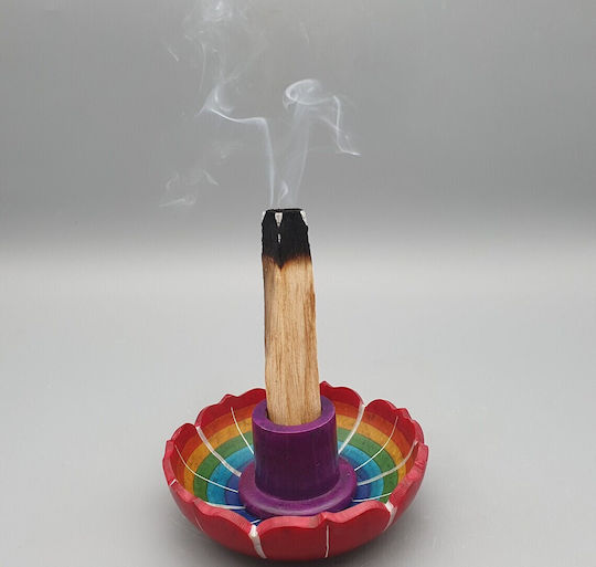 Handgefertigter Lotus-Räucherstäbchenhalter Palo Santo Stäbchen 10x3cm