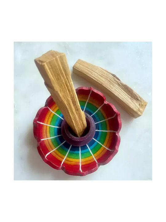 Χειροποίητη Θήκη Θυμιάματος Lotus Ξυλάκια Palo Santo 10x3cm