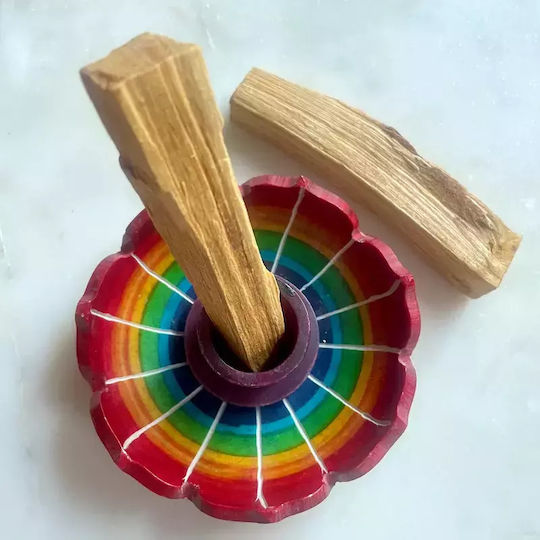 Handgefertigter Lotus-Räucherstäbchenhalter Palo Santo Stäbchen 10x3cm