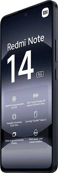 Xiaomi Redmi Note 14 5G Dual SIM (8/256GB) Negru Midnight