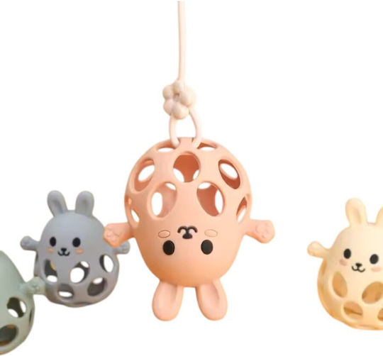 Queen Mother Little Bunny Жувално Зъбно Изделие Без BPA от Силикон за 6 м+