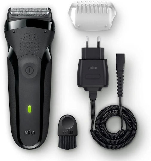 Braun Series 3 300S Περιστρεφόμενη Ξυριστική Μηχανή Προσώπου Επαναφορτιζόμενη
