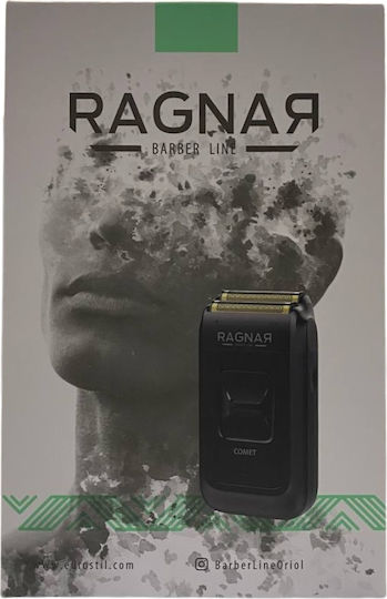 Eurostil Ragnar Comet Schwarz 44449 Vintage Elektrorasierer Gesicht Wiederaufladbar
