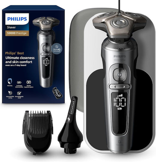 Philips Series 9000 Prestige SP9871/22 Rotating Electric Shaver Face Rechargeable