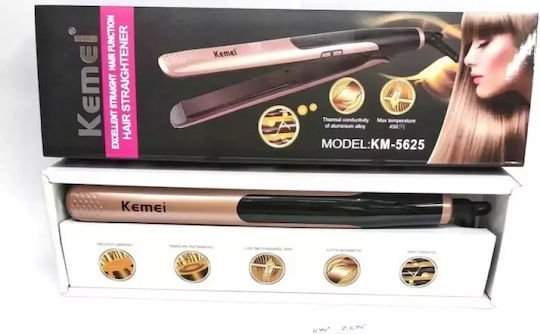 Kemei KM-5625 Πρέσα Μαλλιών με Κεραμικές Πλάκες