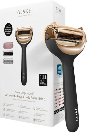 Geske Facial And Body Roller With Microneedles 9 In 1 Συσκευή Microneedling για Αντιγήρανση 7726197