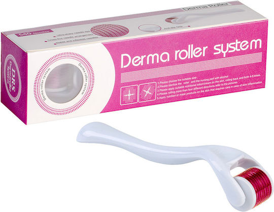 Ag Pharm System Αnti-ageing Derma Roller 1200 needles 0.5mm White