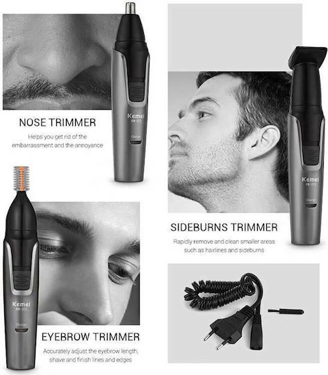 Kemei Trimmer Μηχανή Επαναφορτιζόμενη KM-312