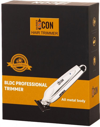 Barber Icon Trimmer Μηχανή Επαναφορτιζόμενη BRI.0015