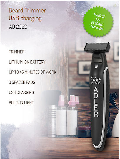 Adler Beard Trimmer Trimmer Rechargeable AD 2922