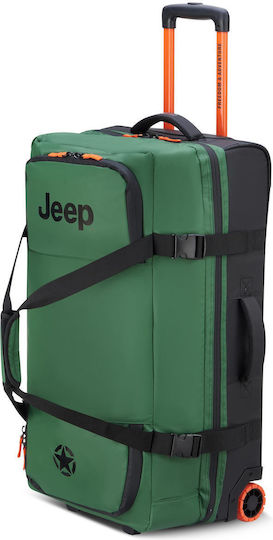 Delsey Jeep Sack Voyage 64lt Elm Green with Wheels Fabric L72xW29.5xH36.5cm
