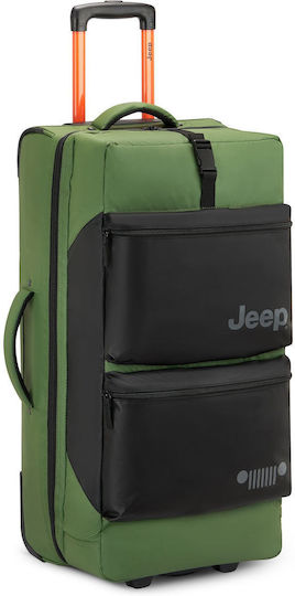 Delsey Jeep Reisetasche 64Es Elm Green mit Rädern Stoff L73xB30xH36.5cm