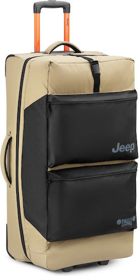 Delsey Jeep Reisetasche 96Es Warm Sand mit Rädern Stoff L82xB34xH41.4cm