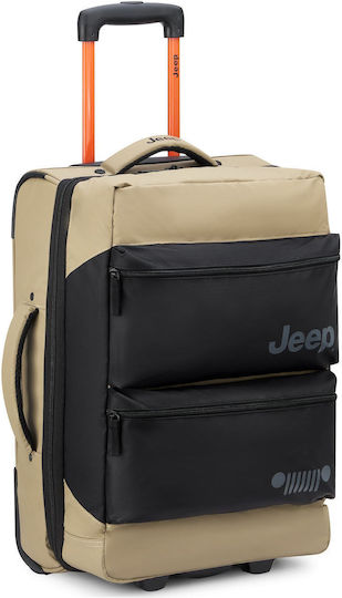 Delsey Jeep Sack Voyage 37lt Warm Sand with Wheels Fabric L55xW25xH37cm