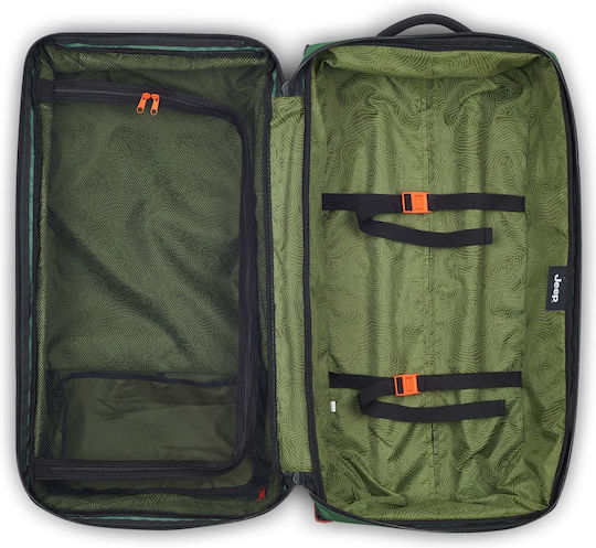 Delsey Jeep Sack Voyage 64lt Elm Green with Wheels Fabric L72xW29.5xH36.5cm