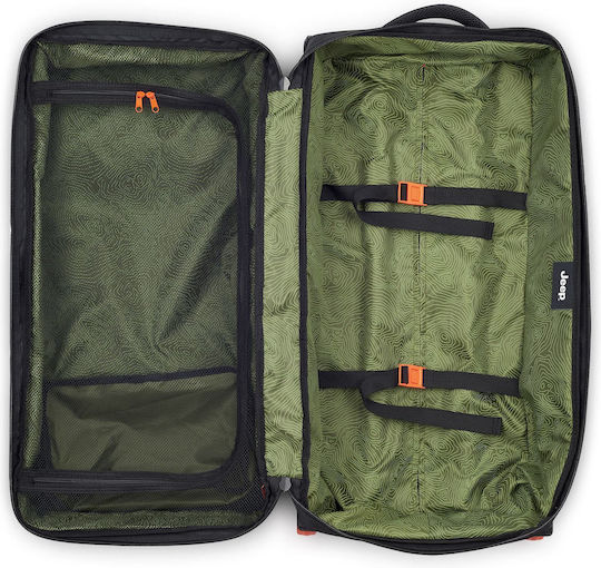 Delsey Jeep Sack Voyage 64lt Black with Wheels Fabric L72xW29.5xH36.5cm