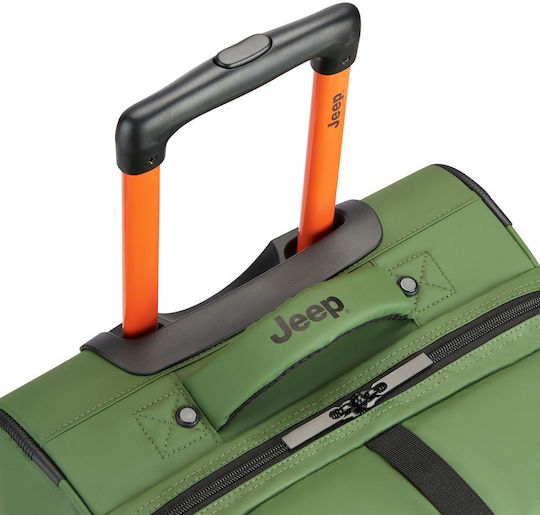 Delsey Jeep Reisetasche 64Es Elm Green mit Rädern Stoff L73xB30xH36.5cm