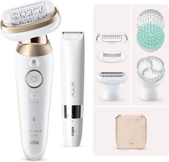 Braun Silk Epil 9 Flex Epilator Machine Epilator for Face, Body & Bikini