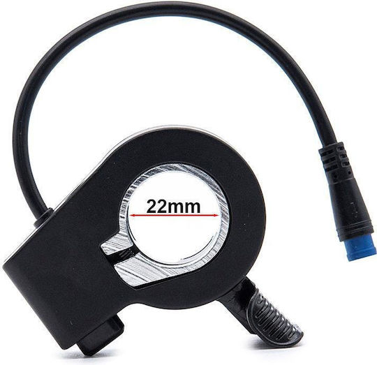 Unitate accelerație deget mare cu mufă impermeabilă pentru trotinete electrice Kukirin G2 Pro