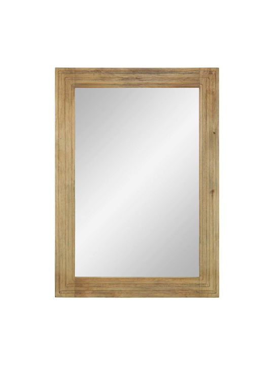 vidaXL Bathroom Mirror made of Solid Wood 50x70cm Brown