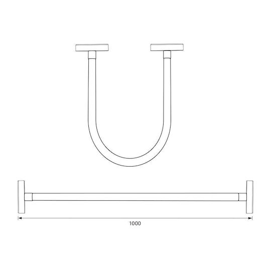 Vivalux Commercial Linear LED Ceiling Light 20W Natural White