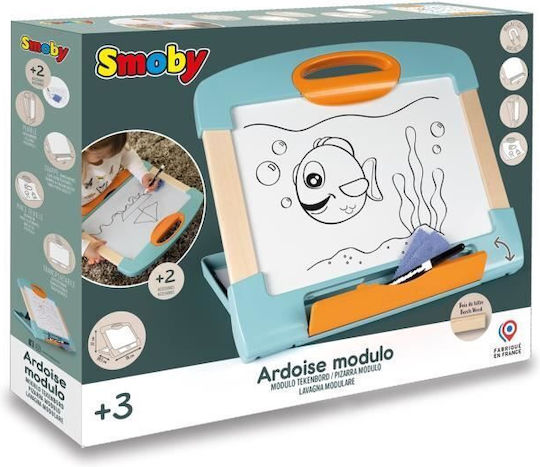 Smoby Modulo Magnetic Board Easy To Transport 3 Usage Options Made In France