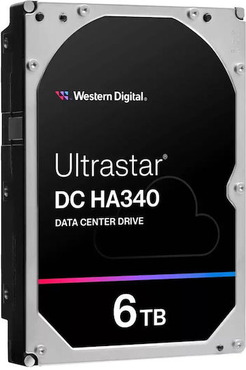 Western Digital Ultrastar DC HA340 6TB HDD Σκληρός Δίσκος 3.5" SATA III 7200rpm με 256MB Cache για NAS / Server / Καταγραφικό 0B47077