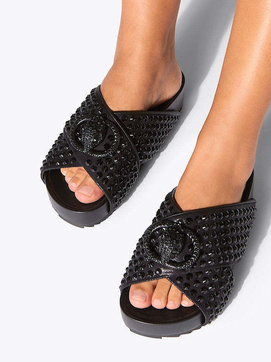 Γυναικεία Σανδάλια Flatforms Μαύρα