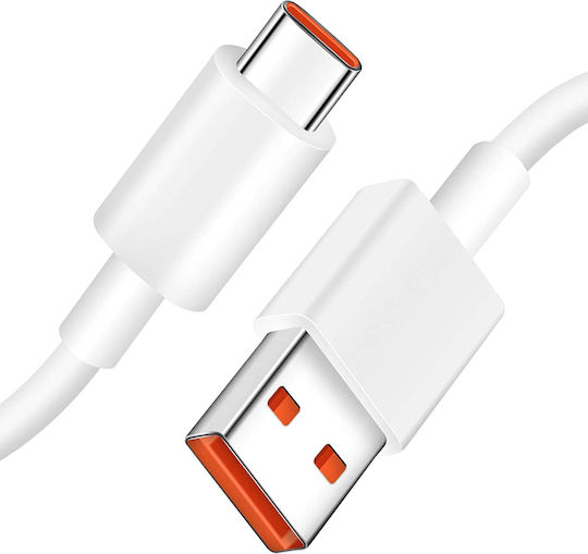 Xiaomi USB 2.0 Kabel USB Typ-C männlich - USB-A 120W Power Delivery Weiß 1m BHR6032GL Großhandel
