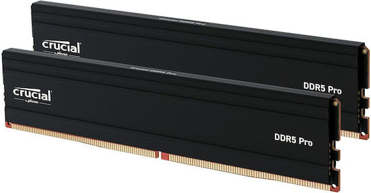 Crucial Pro 96GB DDR5 RAM with 2 Modules (2x48GB) and 5600 Speed for Desktop