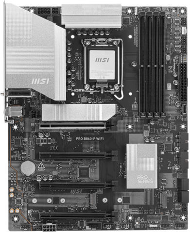 MSI Pro B860-P WIFI Motherboard ATX with Intel 1851 Socket