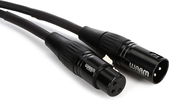Warm Audio Cable XLR male - XLR female Μαύρο 3m (PRO-XLR-10)