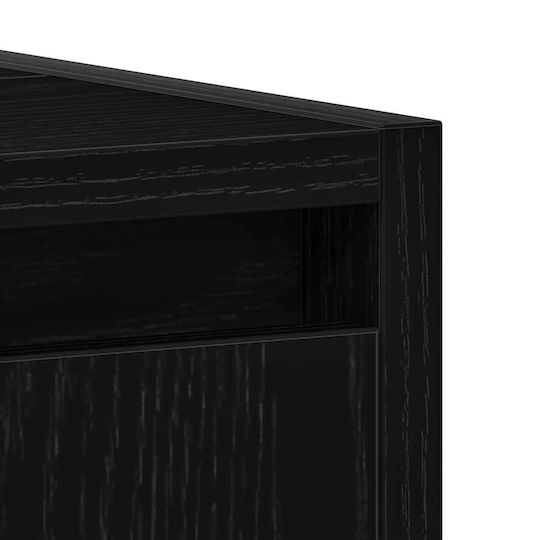vidaXL Ντουλάπι Μπάνιου 60x33x60cm Μαύρο
