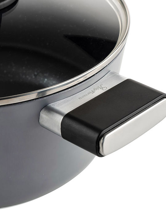 Luigi Ferrero Tiefer Topf aus Aluminium 2.5Es / 20cm