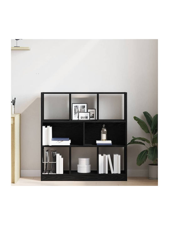 Bibliothek Black Oak 97.5x29.5x100cm