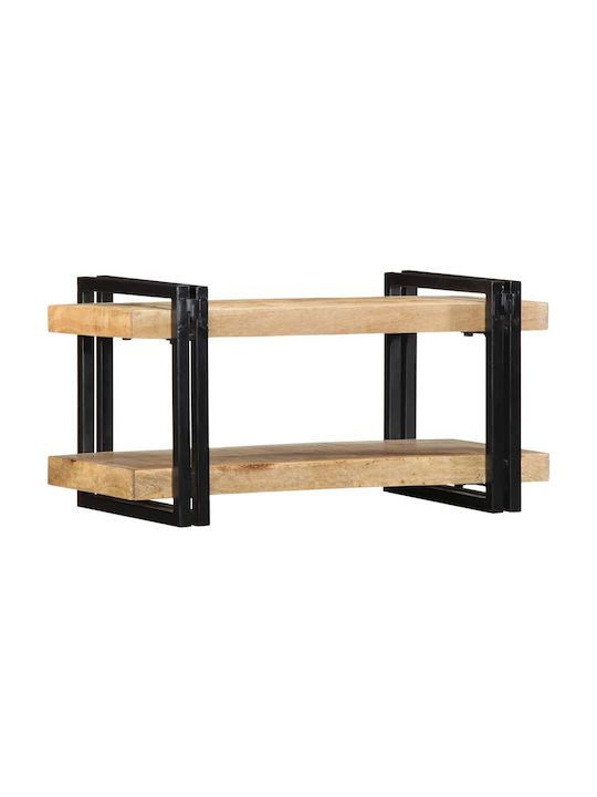 Wandregal Braun 70x33x35cm