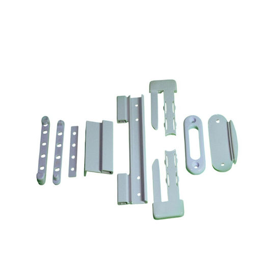Cal Doublex Oval Weißer Schiebetür-Aluminiumverschluss