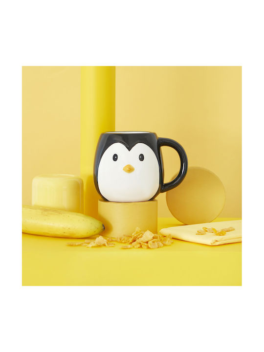 Penguin Mug White Black Ceramic Mug Pingo Balvi 26793