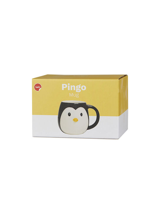 Penguin Mug White Black Ceramic Mug Pingo Balvi 26793