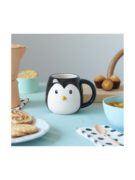 Penguin Mug White Black Ceramic Mug Pingo Balvi 26793
