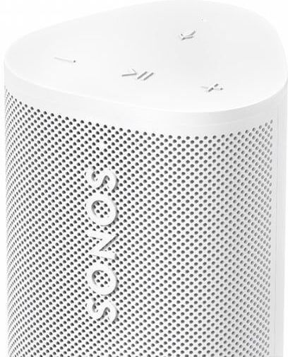 Sonos Roam 2 Waterproof Bluetooth Speaker with Battery Life up to 10 hours White