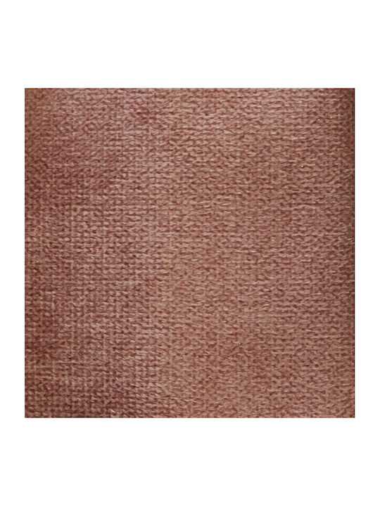 Fortuna Double Bed Upholstered with Fabric Terra Cotta for Mattress 160x200cm